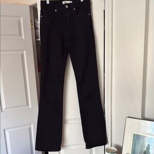 Zara Black Boot Cut Jeans Classic Style